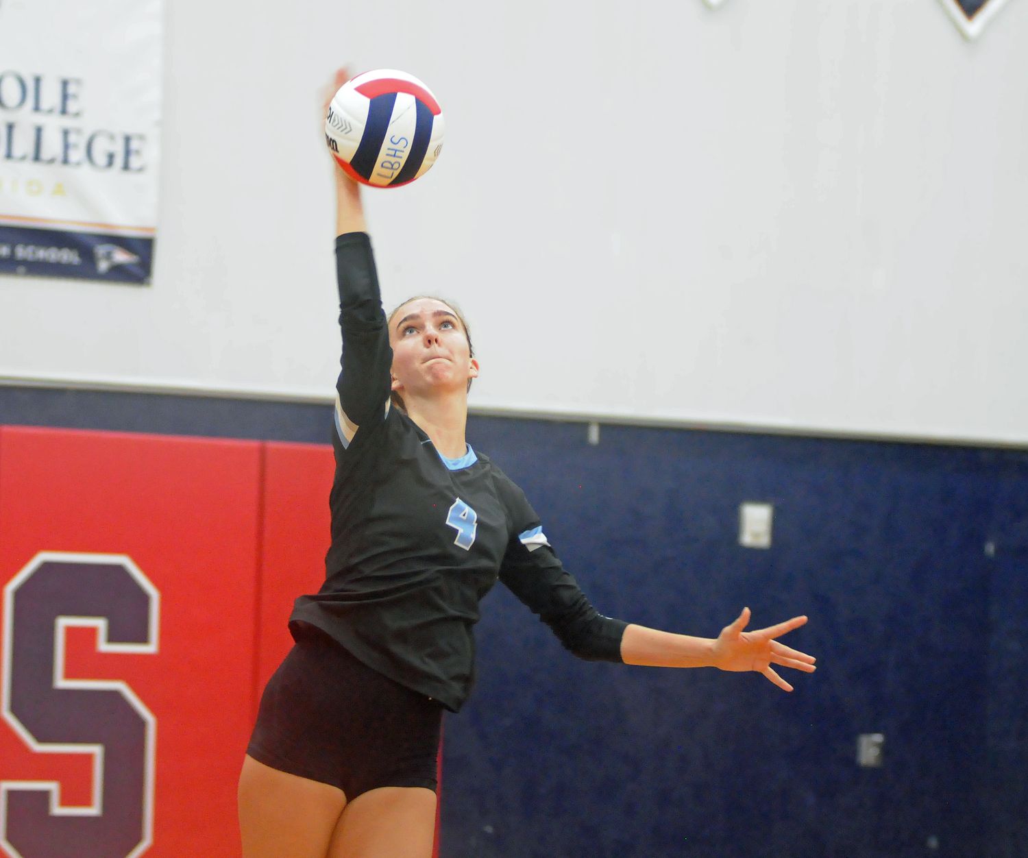 Abby Mas had four aces to help Hagerty defeat Lake Brantley in the Region 1-7A volleyball final.